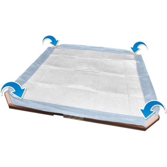 Dog Pad Holder Portable Tray for Pet Training PadsFits Pads 21 x 21 Inch… - Picture 2 of 4